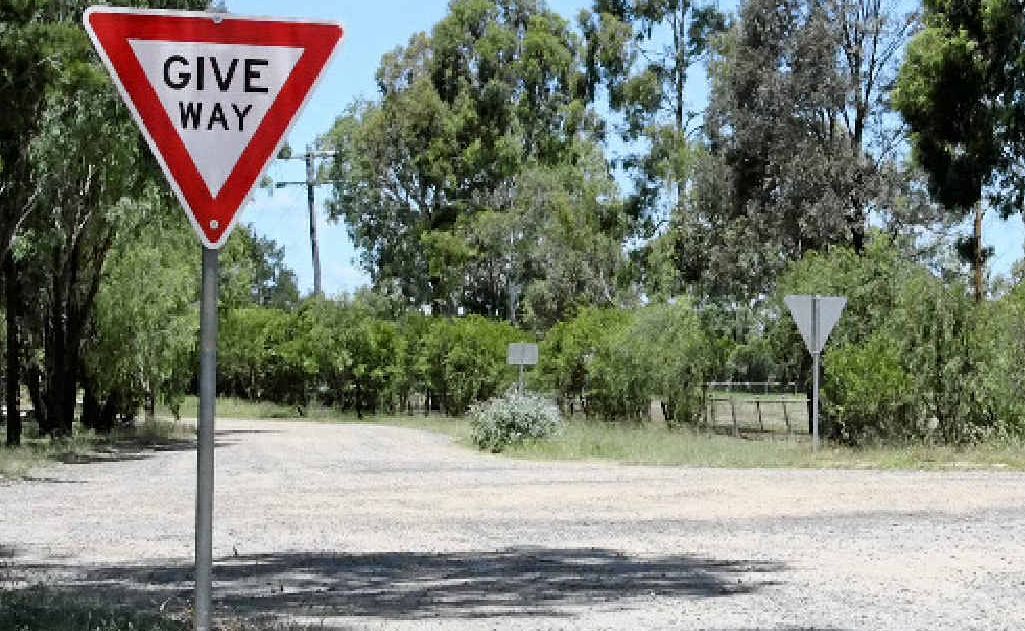 Give-way signs have replaced the roundabout at the intersection of Canning and Condamine Sts. Give-way signs have replaced the roundabout at the intersection of Canning and Condamine Sts.